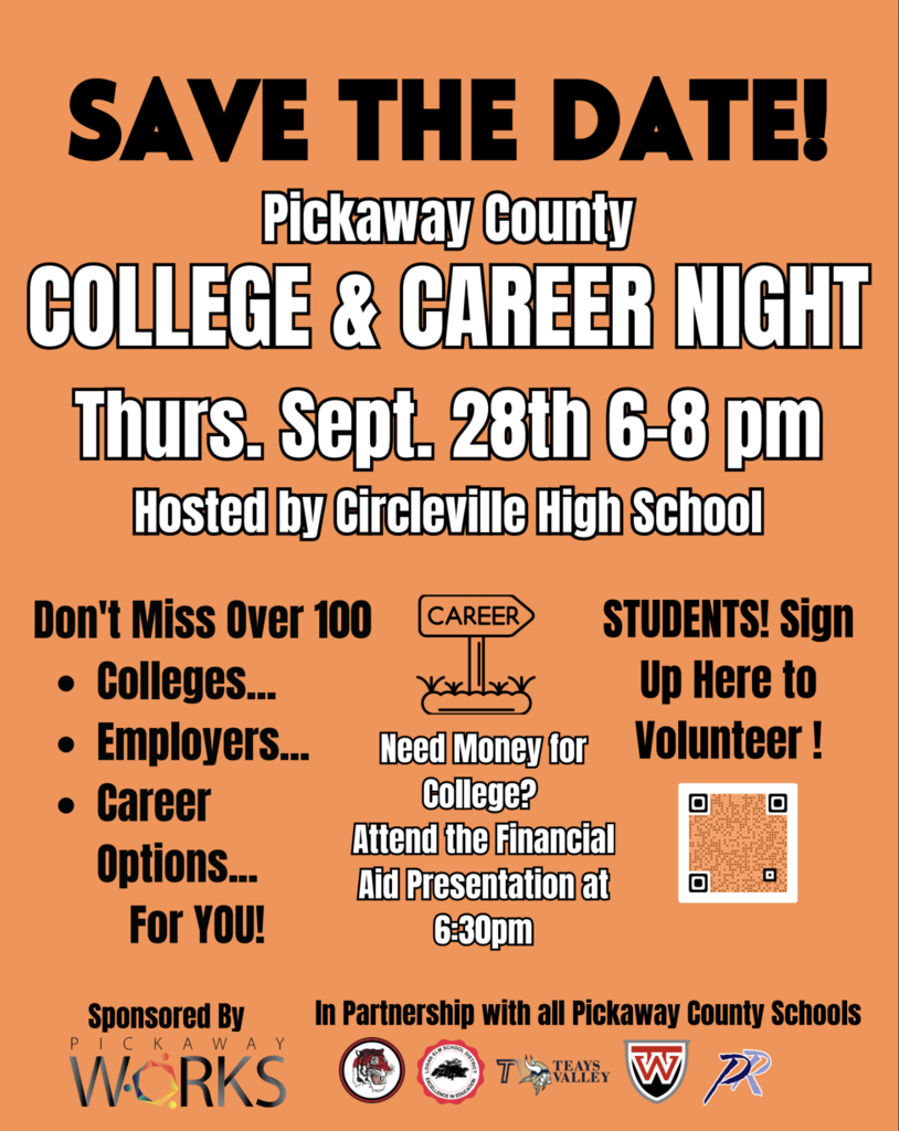 College and Career Night on 9/28 6-8pm